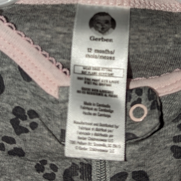 Gerber 2 piece pajama set - Picture 3 of 5